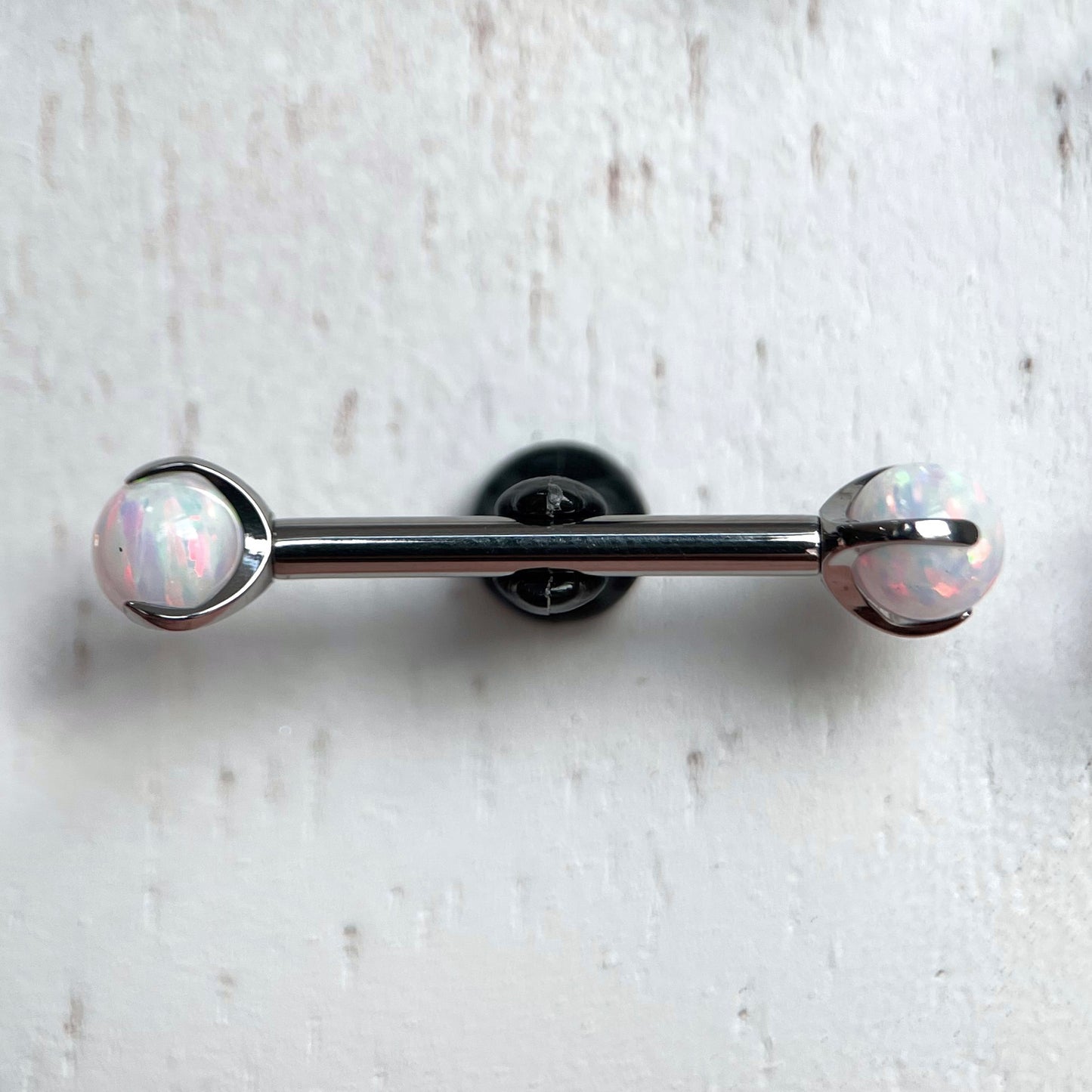 JM001 Simple Nipple Jewel, Opal
